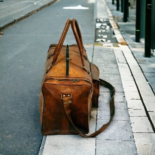 Castello Italian Leather Duffle - Image 4